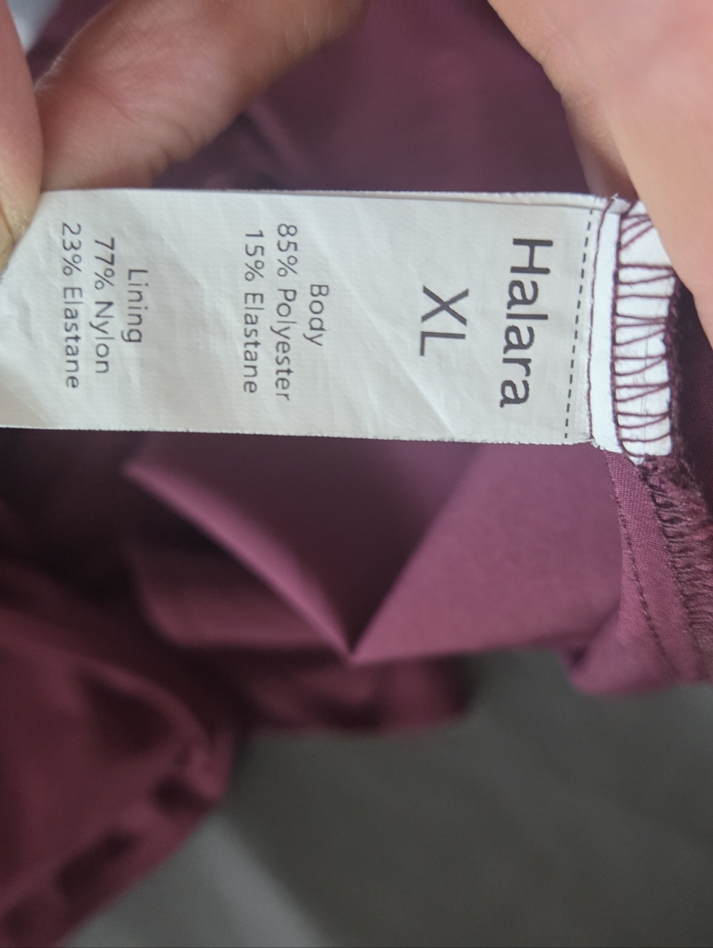 Halara XL Sleeveless Burgundy built in bra Maxi Dress - Picture 10 of 10